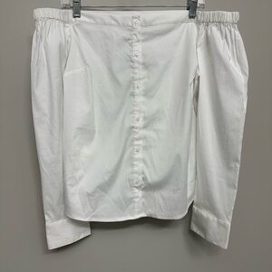 White Off-Shoulder Blouse